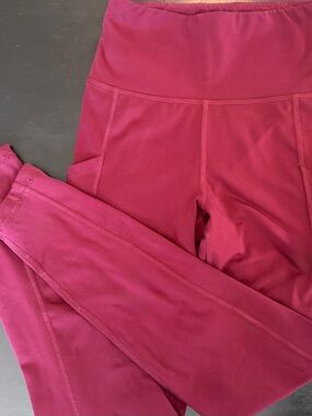 American Eagle Outfitters Burgundy Everything Pocket Legging